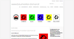 Desktop Screenshot of baumeister-dorner.at